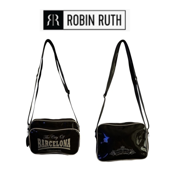 Robin Ruth Barcelona Brown Messenger Bag with Adjustable Strap and Urban Style - Picture 1 of 12